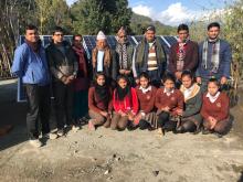 बैकल्पिक उर्जा द्वारा श्री  नेपाल राष्ट्रिय मा.वि. छत्रदेव ६ लाई वितरण गरिएको २ कि.वा सोलर सिस्टम ।