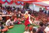 गाउँपालिका स्तरीय खुला तीज गीत प्रतियोगितामा नृत्य प्रस्तुत गर्दै ।